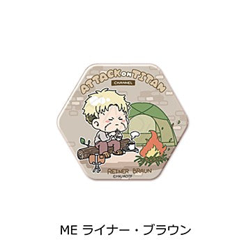 《進擊的巨人》最終季 第8彈 六邊形罐徽章 Mocho-E 補充包