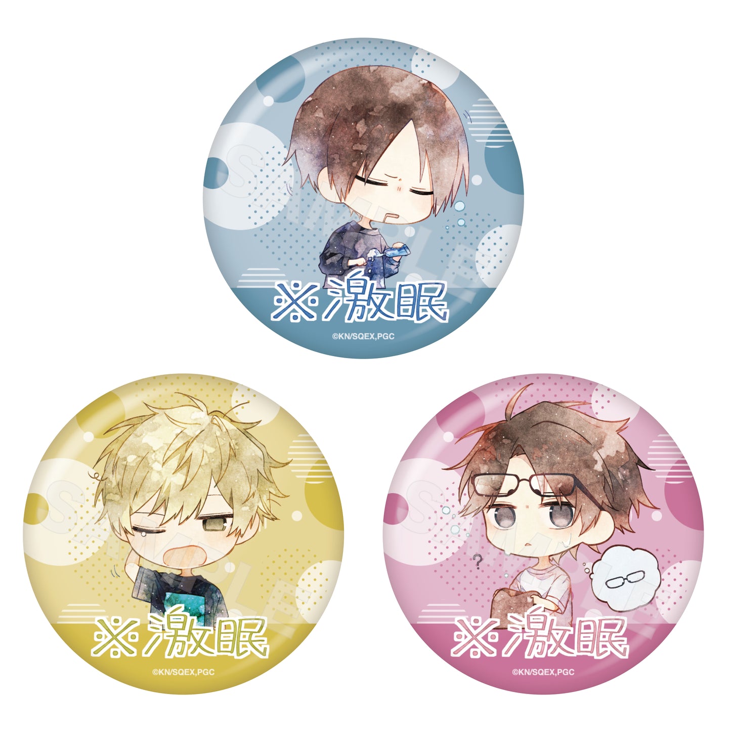 《又酷又有點冒失的男孩子們》_※激眠 金屬罐徽章 /02 第2波 1盒