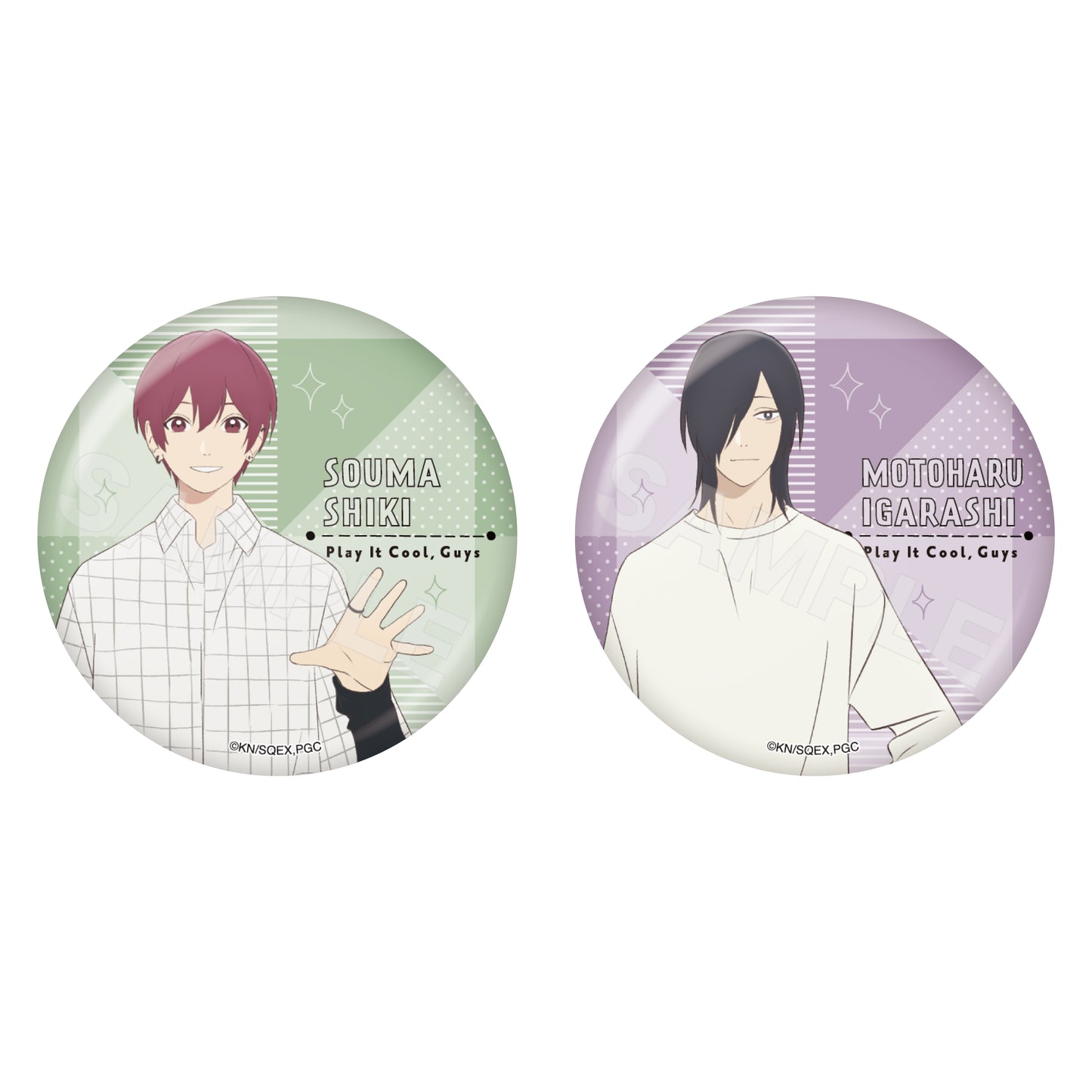 《又酷又有點冒失的男孩子們》_金屬罐徽章/01 第1波 1盒