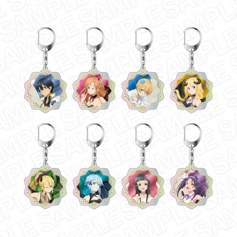 《刀劍神域》全息亞克力鑰匙扣盲盒  天使/惡魔版