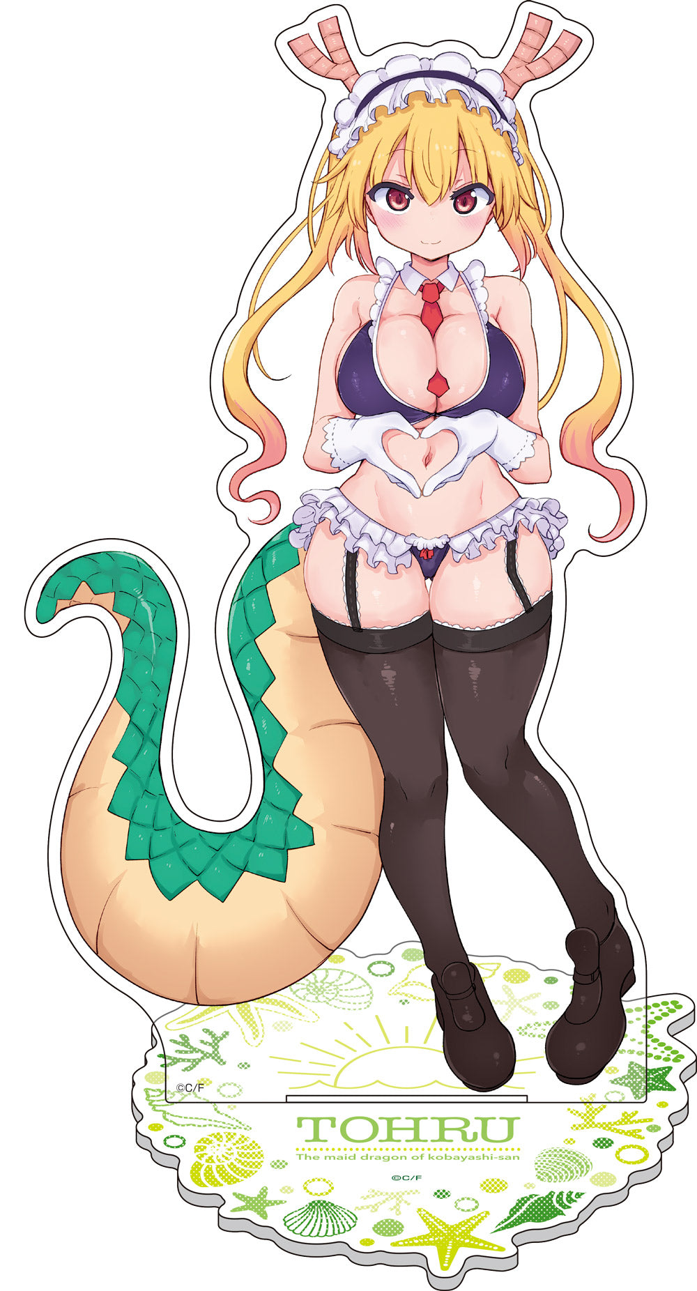 《小林家的龍女僕》描繪BIG亞克力支架LL【泳裝版】⑤伊露露