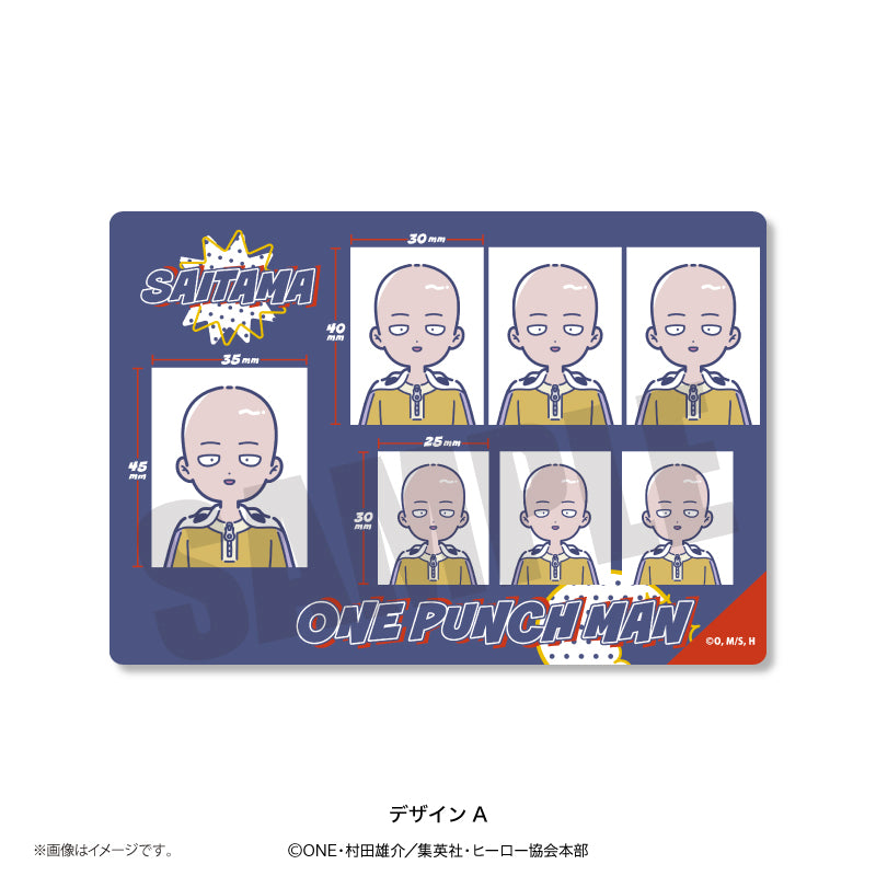 《一拳超人》證明寫真風貼紙全10種 A 埼瑪塔