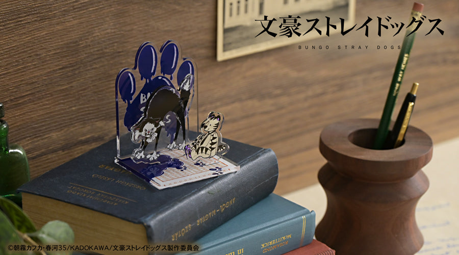 《文豪野犬》_青井和鳥聯名 亞克力景觀模型(芥川龍之介)