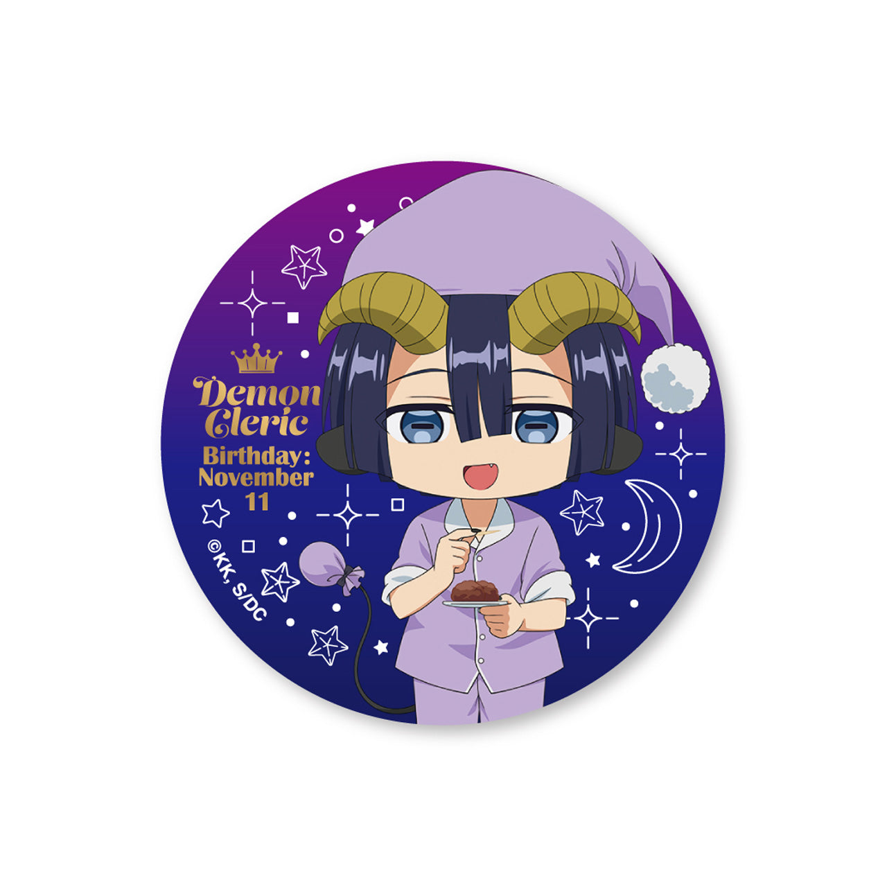《在魔王城說晚安》_(56mm)_魔王城裡的晚安202211 迷你惡魔修行者罐頭徽章