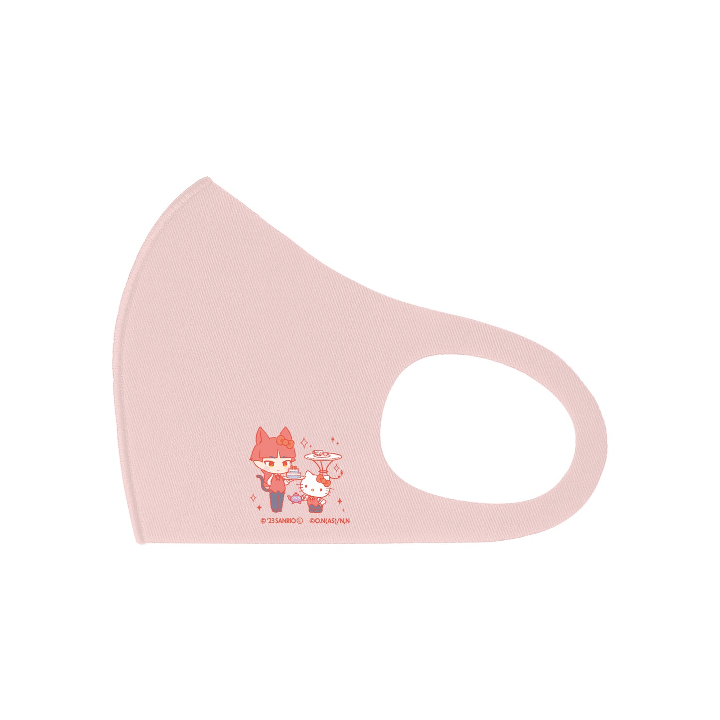 《入間同學入魔了!》×《三麗歐》_(尺寸/S)_歌劇 × 《Hello Kitty》 抗菌時尚口罩