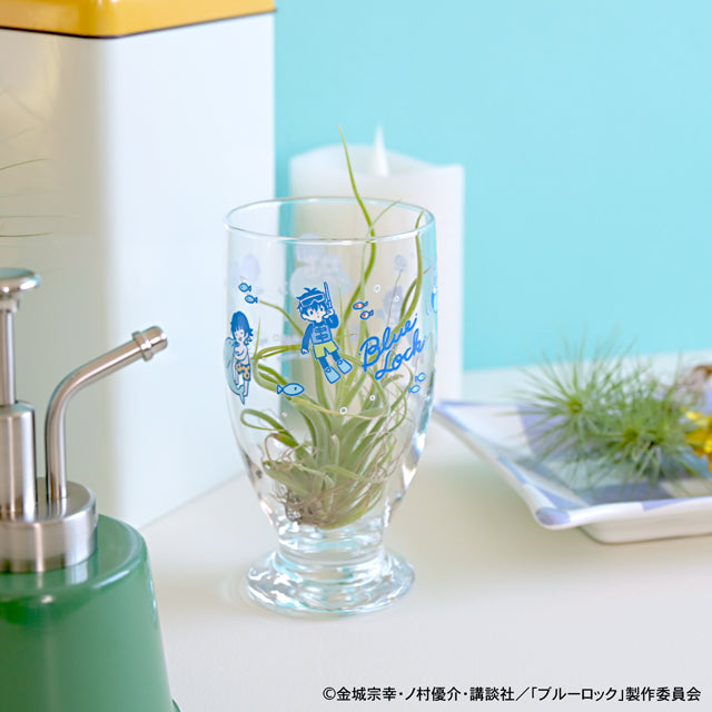 《藍色監獄》_Disney Adelia復古帶底玻璃杯海水浴
