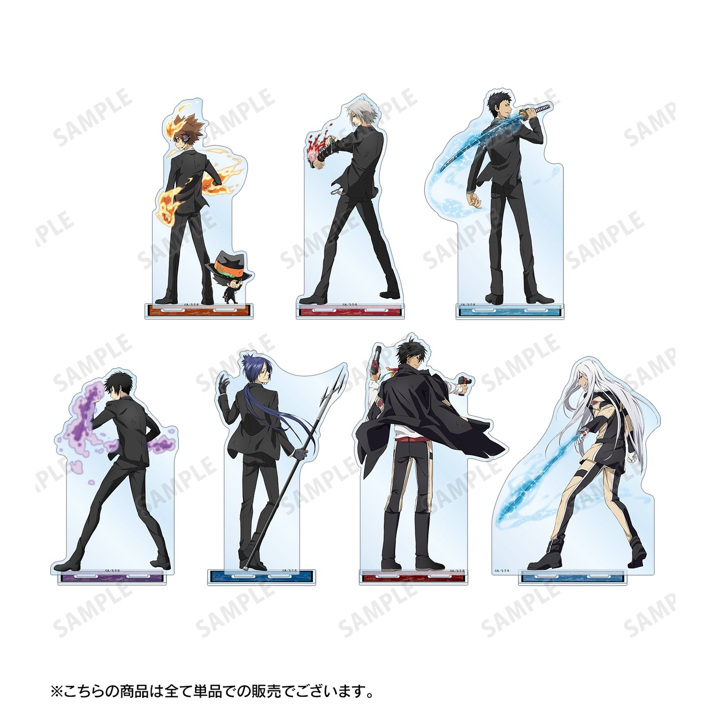 《家庭教師HITMAN REBORN!》_全新繪製插圖 獄寺 隼人10年後 戰鬥背影版 大號亞克力立牌
