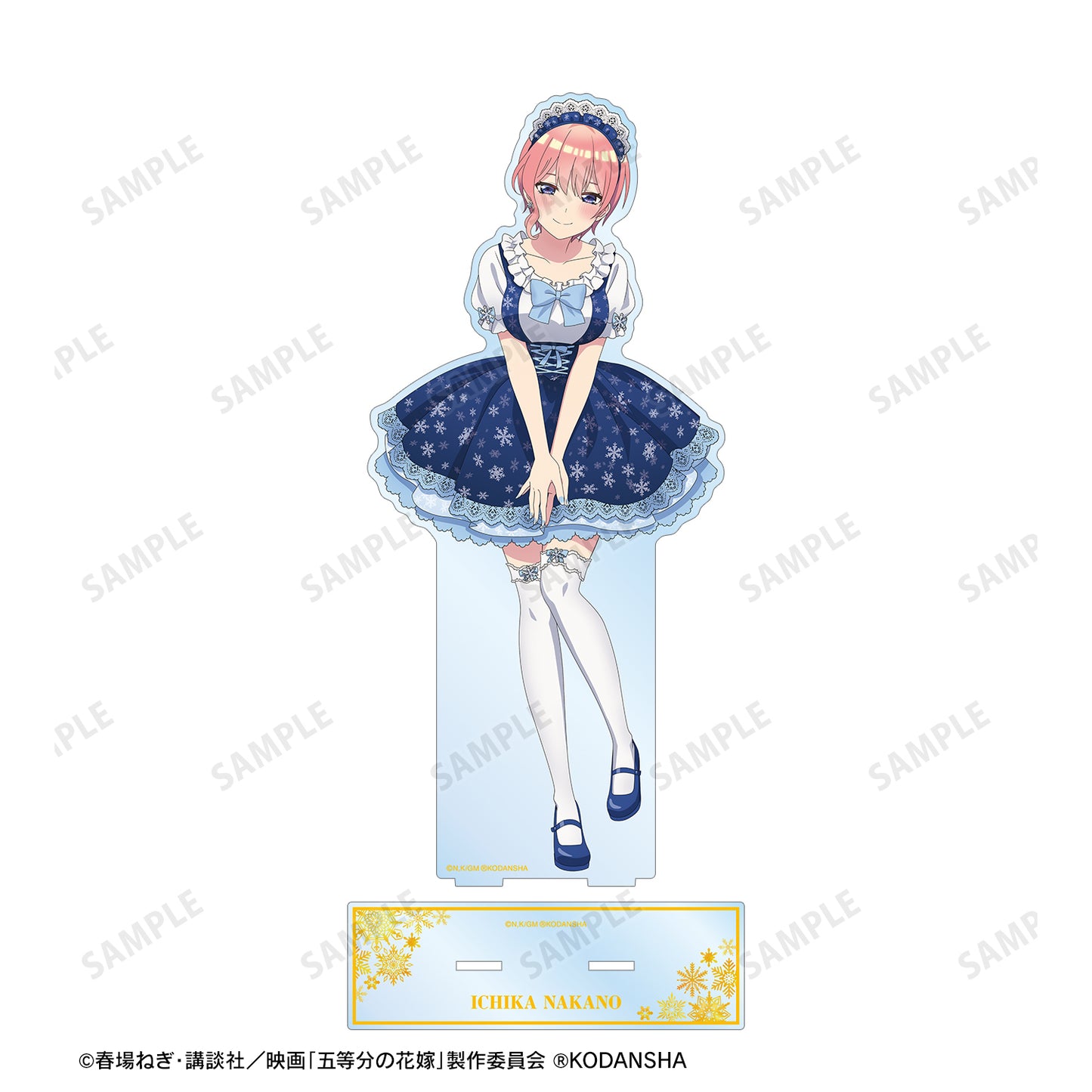 電影 《五等分的新娘》_全新繪製插圖 中野一花 雪女僕版 特大亞克力支架