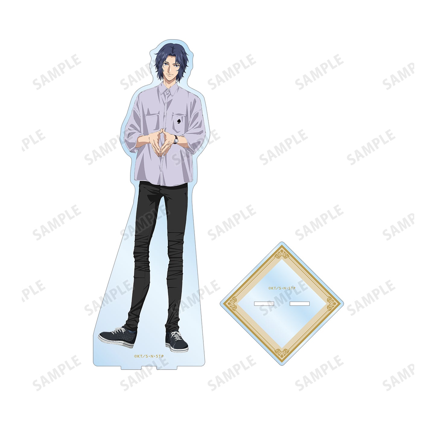 《新網球王子》描繪插圖 幸村精市 紙牌主題私服版 特大亞克力立牌