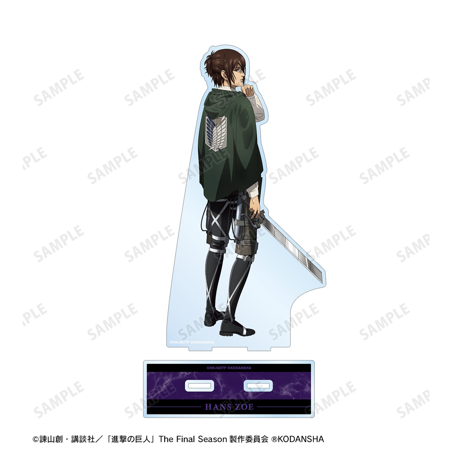 《進擊的巨人》_描き下ろし插圖 漢吉 戰鬥背影版 BIG亞克力立牌