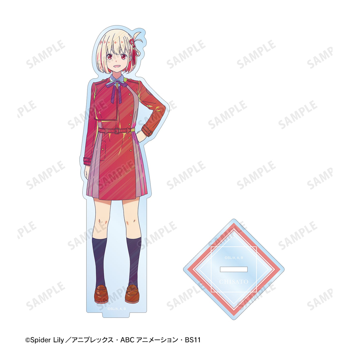 《莉可麗絲》_錦木千束 Ani-Art clear label BIG亞克力立牌
