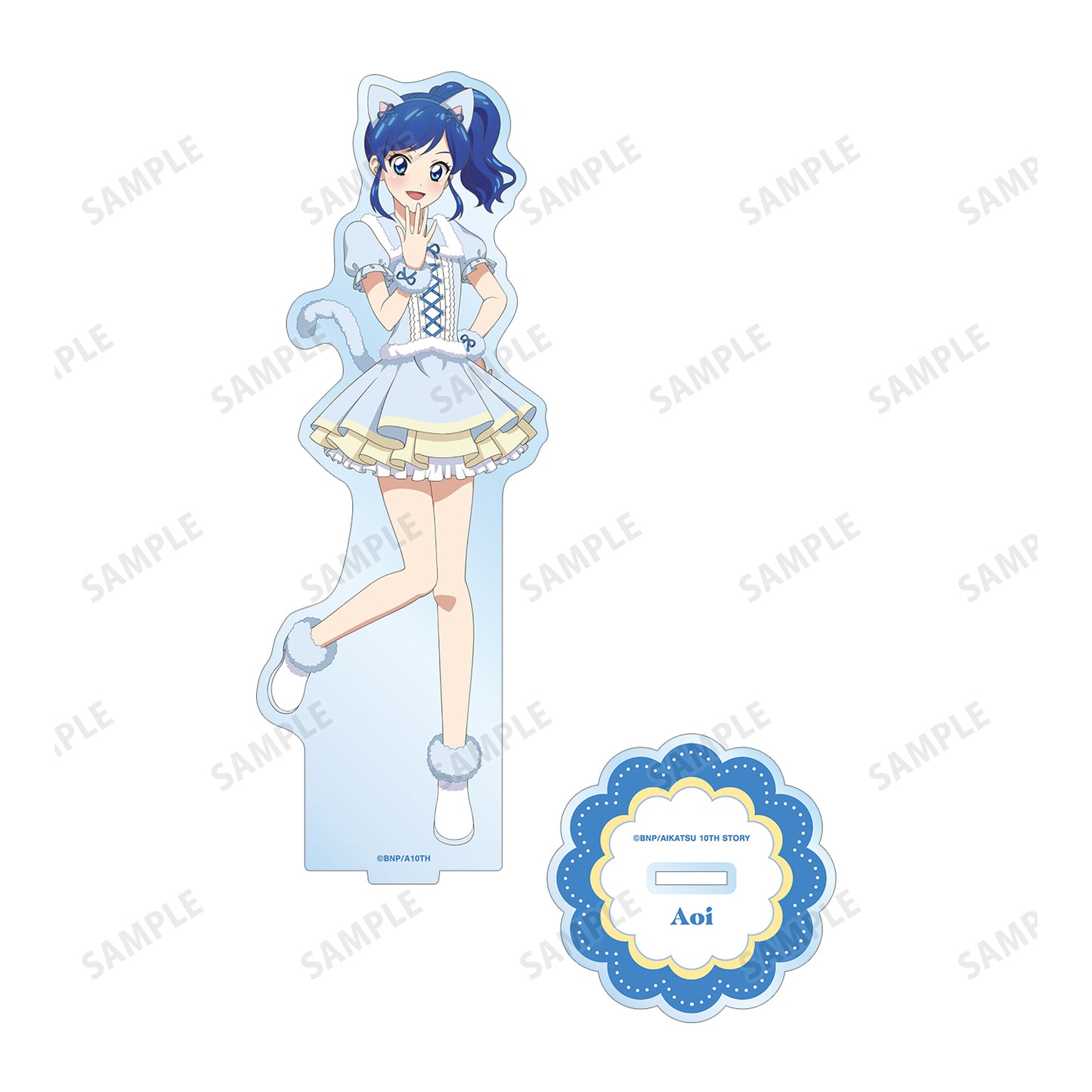 Aikatsu!第10個故事 ~通往未來的星之道~_全新繪製插圖 霧矢碧 動物系列造型 BIG亞克力支架