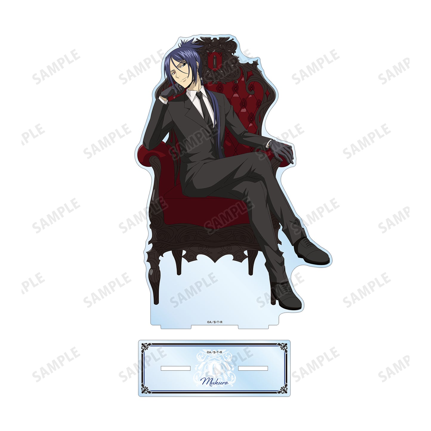 《家庭教師HITMAN REBORN!》_全新繪製插圖 十年後的六道 骸 王座版 特大亞克力立牌