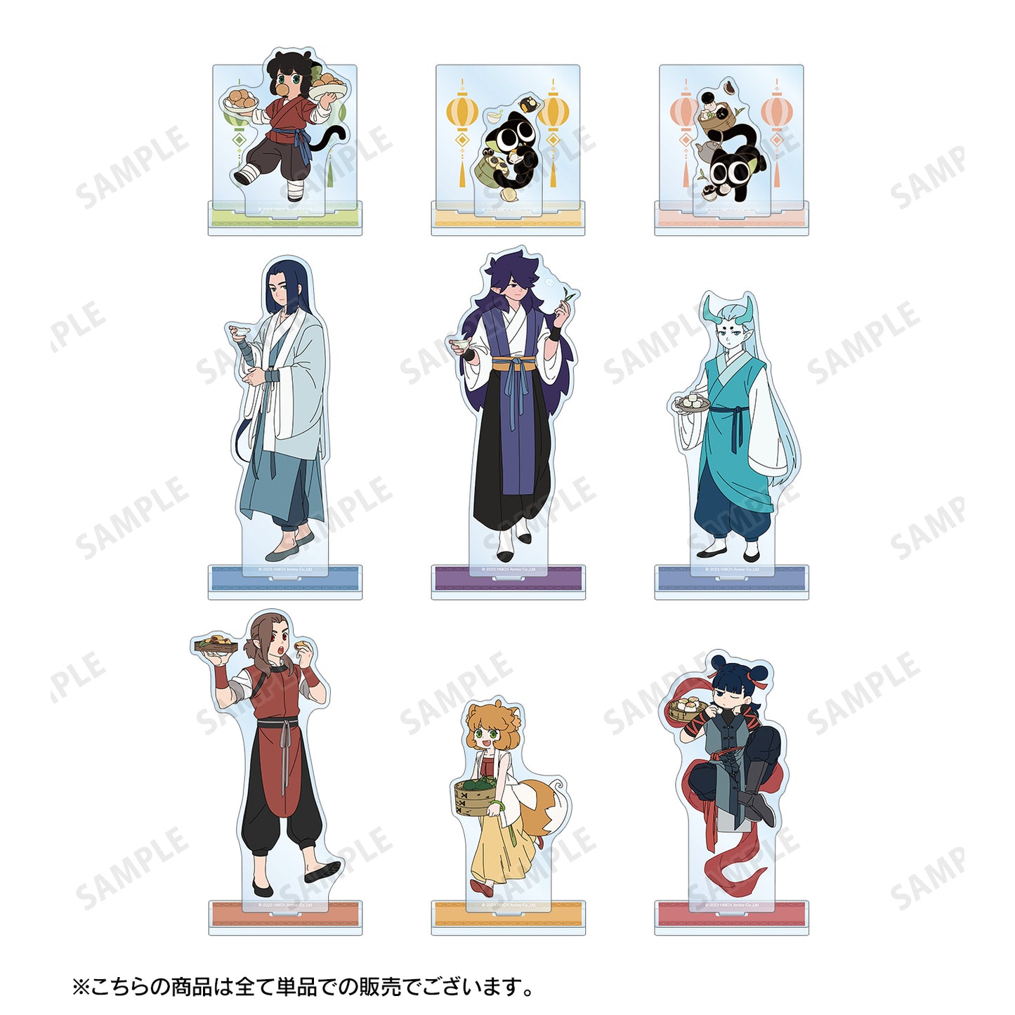 《羅小黑戰記》描繪插圖 水 飲茶版 BIG亞克力立牌