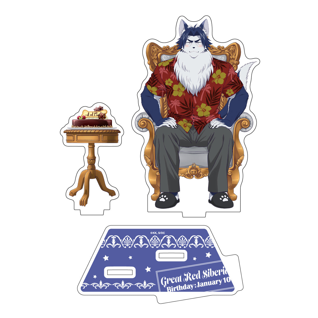 《在魔王城說晚安》_魔王城的晚安202301 紅色西伯利亞改艾克力立座臺
