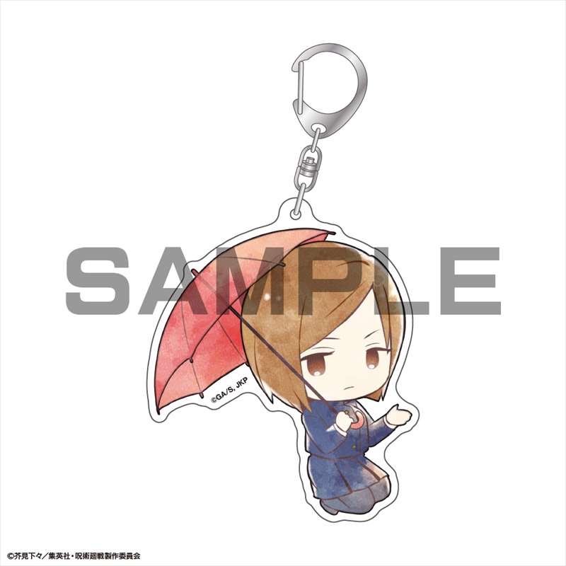 《咒術回戰》_傘娃_亞克力鑰匙扣_釘崎野薔薇