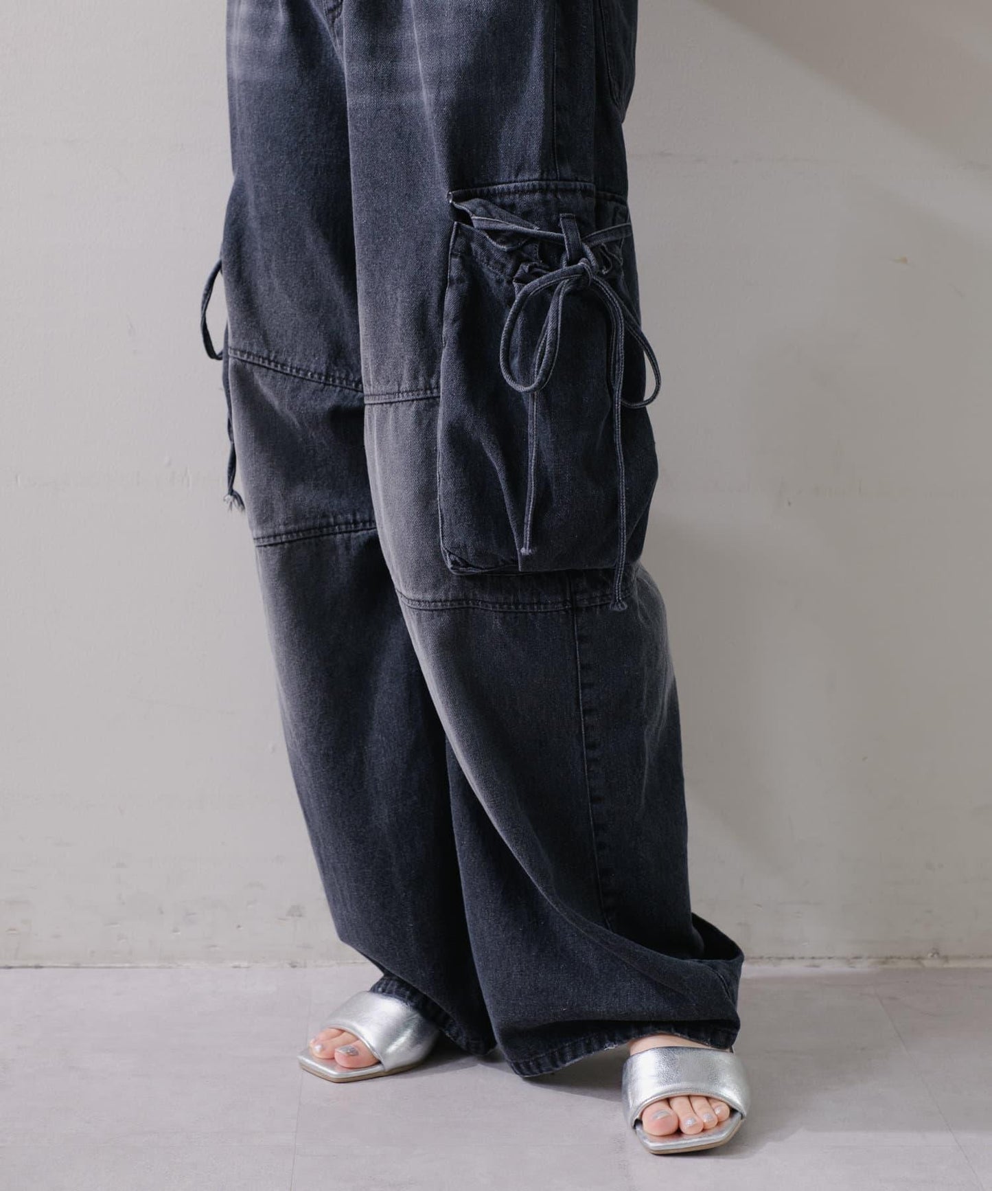 【2尺碼展開】軍裝牛仔褲