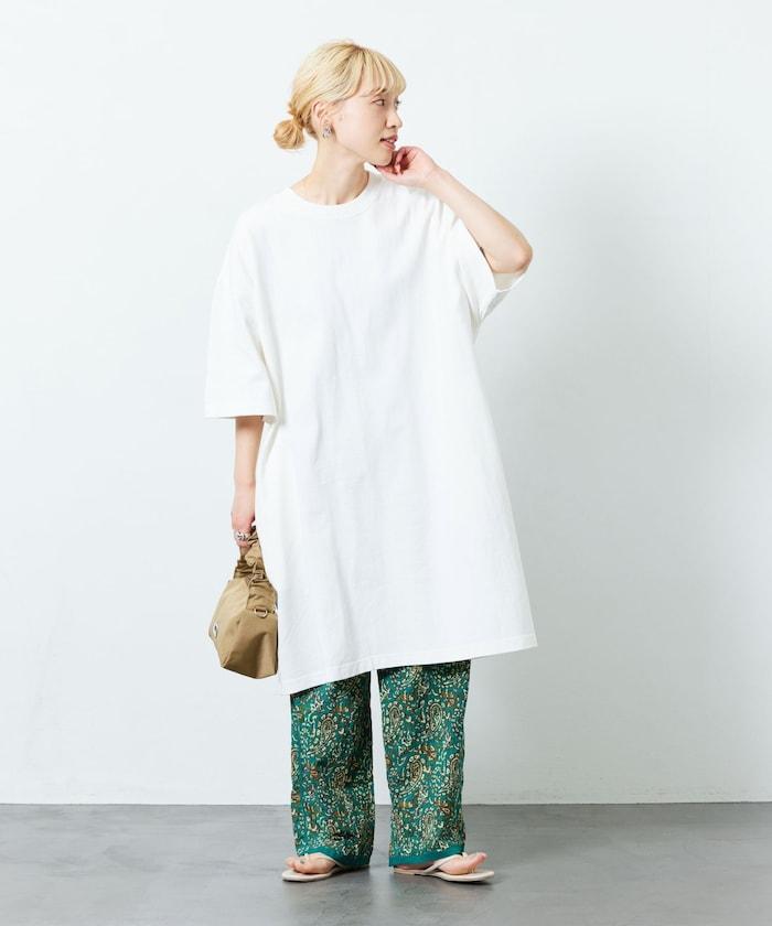 大尺寸T恤短袖迷你連衣裙