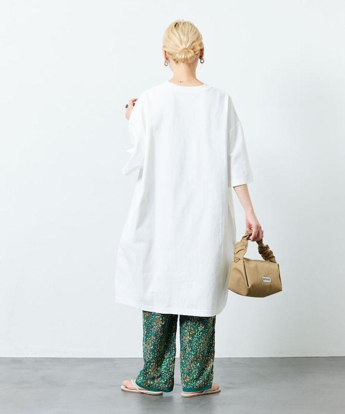 大尺寸T恤短袖迷你連衣裙