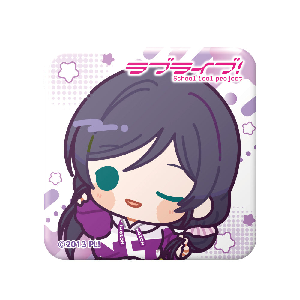 ```Love Live!交易迷你角色方形罐徽章【整箱/9個裝】【全套箱】```
