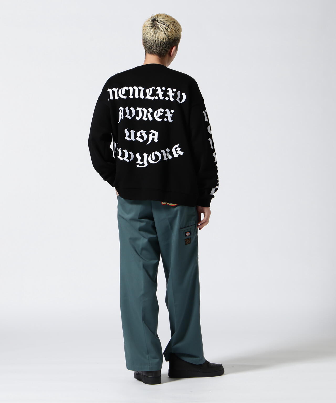 【Dickies×AVIREX】雙膝中壓工裝褲/DOUBLE KNEE WORK PANT