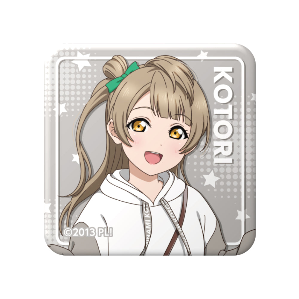 ```Love Live! 角色交易描繪方形罐徽章【整箱/9個裝】【全套整箱】```