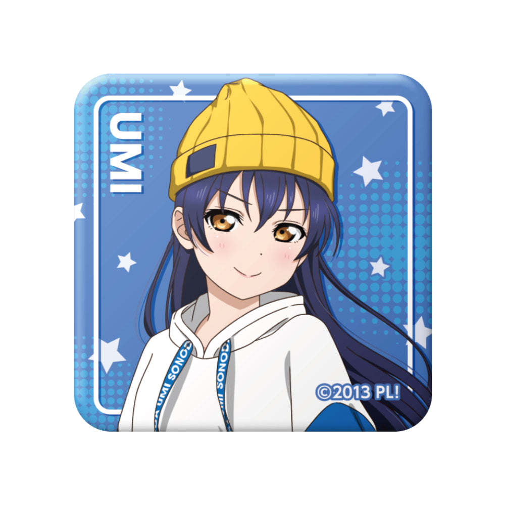 ```Love Live! 角色交易描繪方形罐徽章【整箱/9個裝】【全套整箱】```