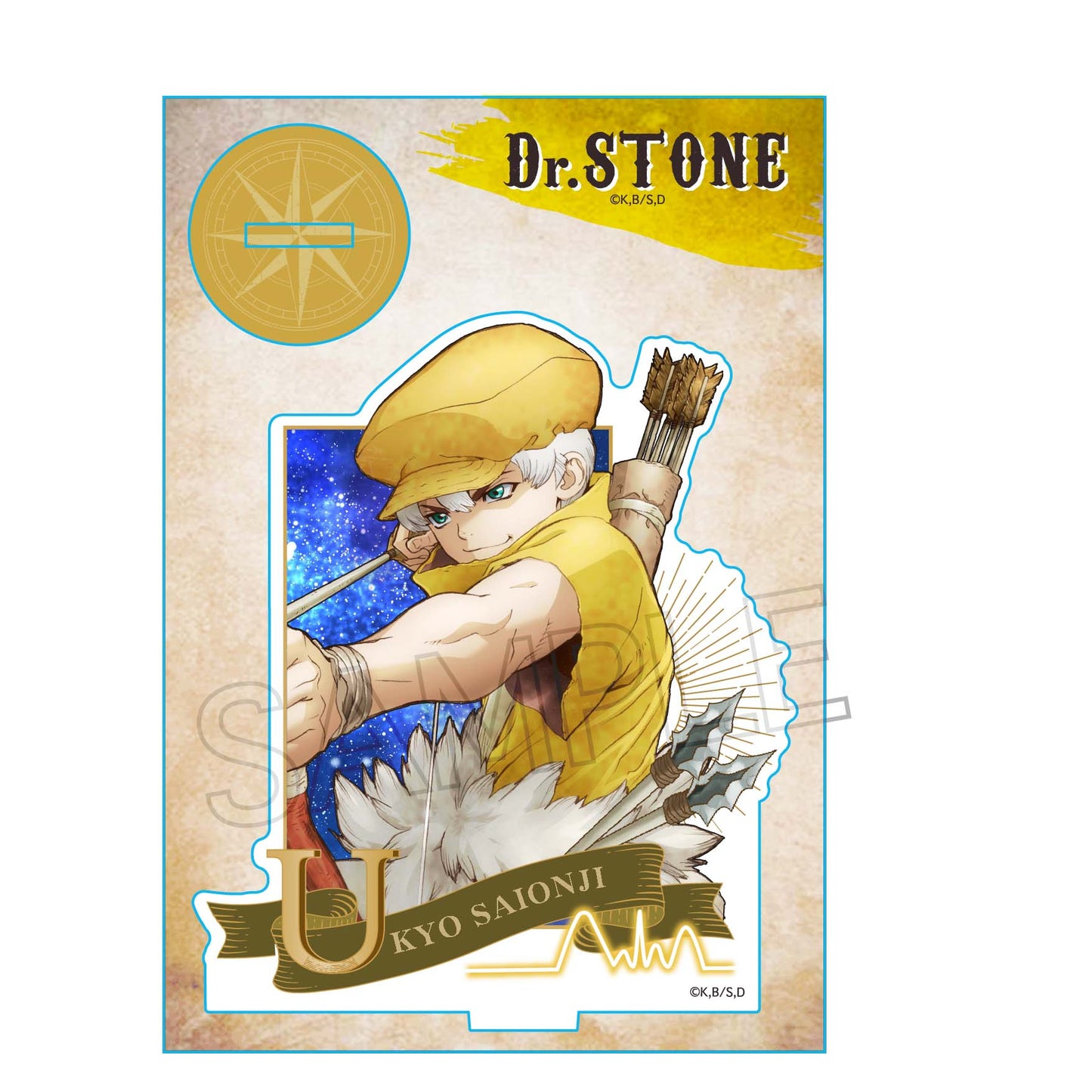 《Dr.STONE 石紀元》_復古系列 亞克力立牌 西園寺羽京