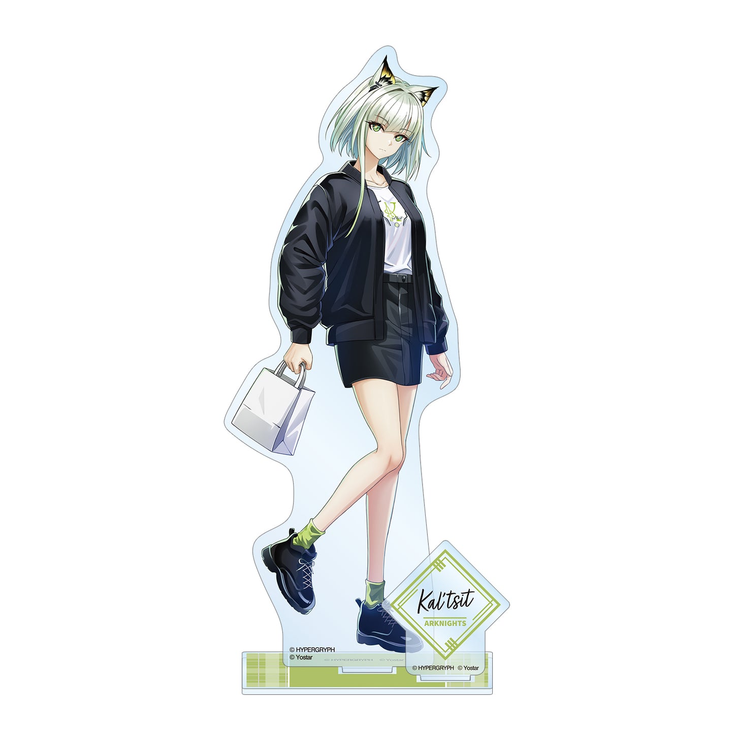 《明日方舟》描繪插圖 凱爾西 購物版 帶零件的大亞克力立牌
