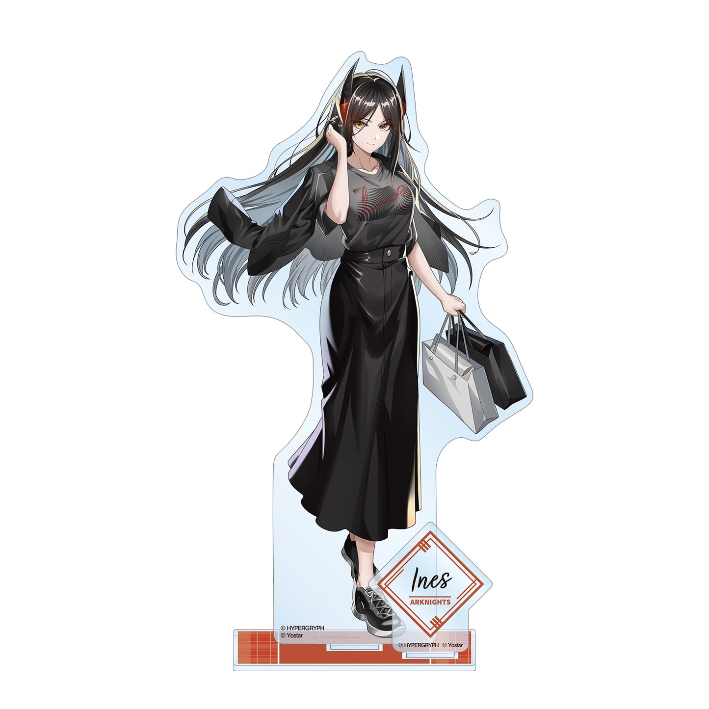 《明日方舟》_描繪插圖 伊涅絲 購物版 帶零件的大亞克力立牌