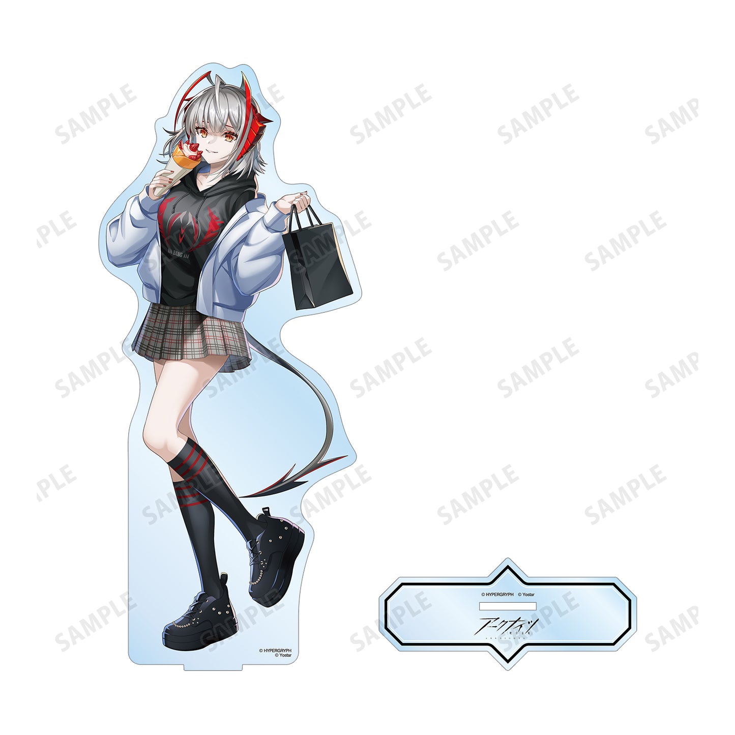《明日方舟》描繪插圖 W 購物版 特大亞克力立牌