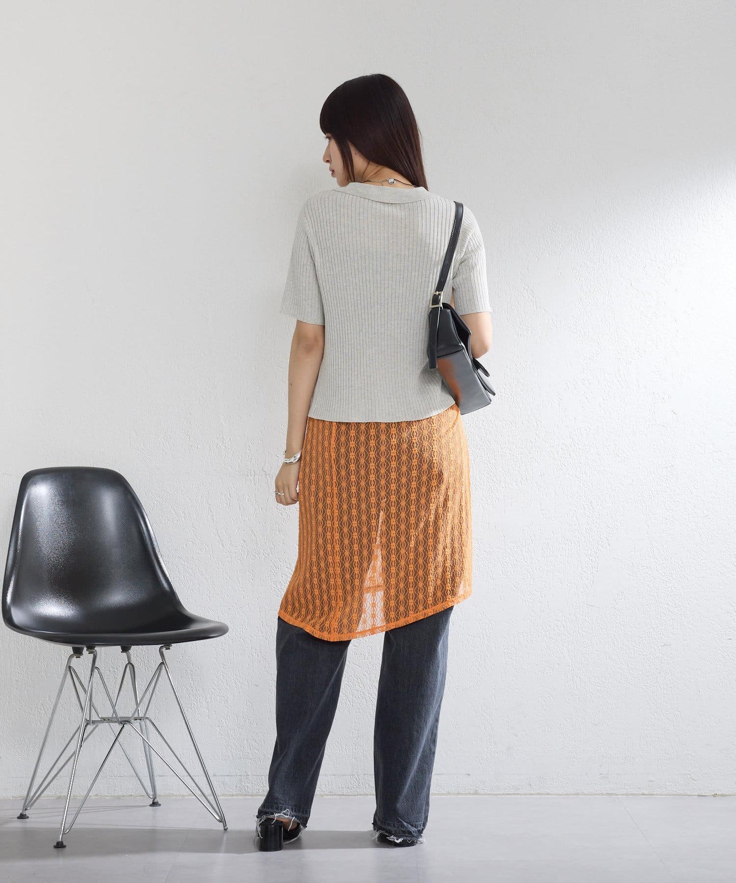 【Kastane】蕾絲包裙