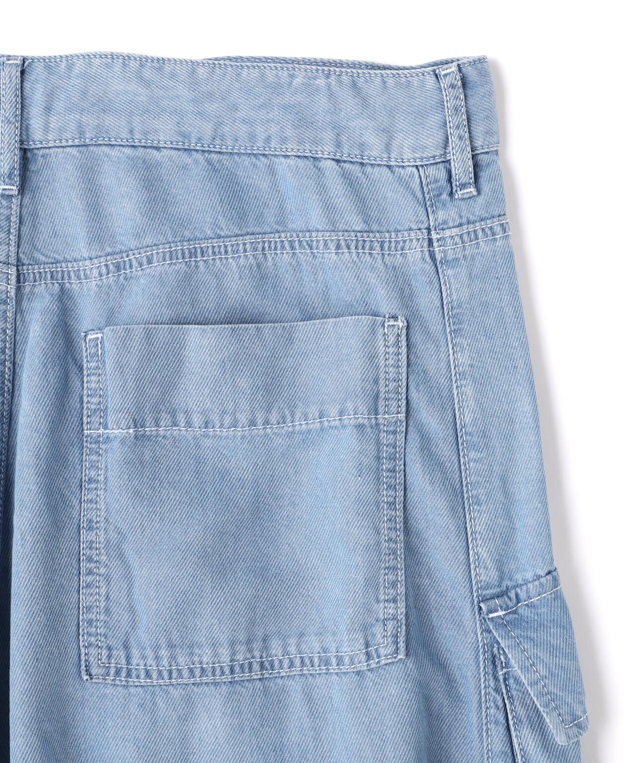 DankeSchon/PREMIUM RELUX DENIM ICEWASH CARGOPANTS