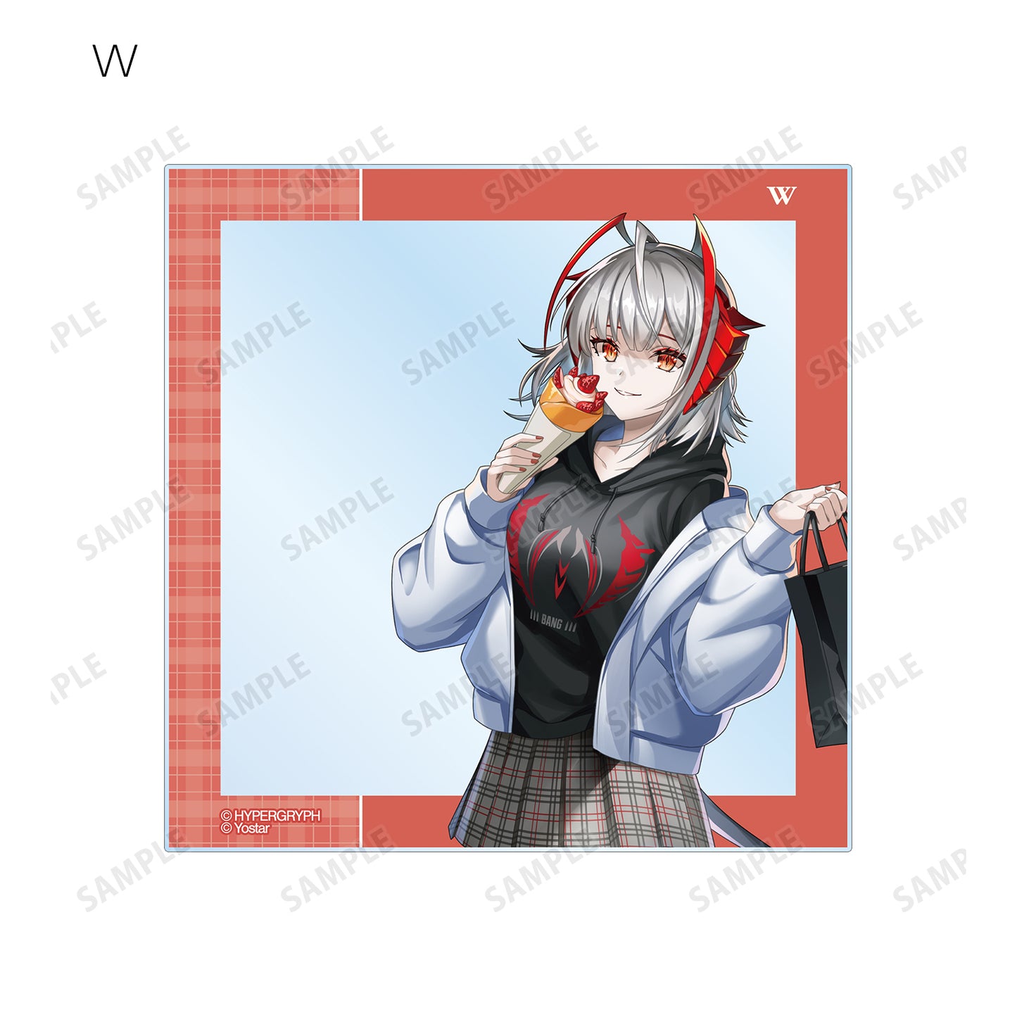 《明日方舟》描繪插圖 購物版 交易亞克力卡 版本A單位/盒 【全套盒】