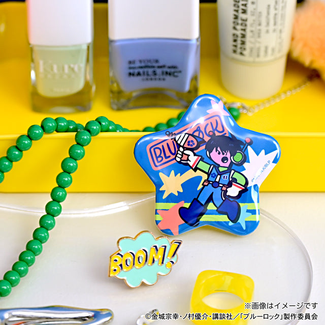 《藍色監獄》_水澤肥皂聯名 星形罐徽章潔 世一