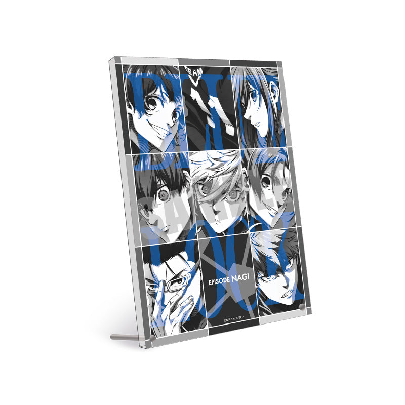 《藍色監獄》丙烯畫板 主視覺版。