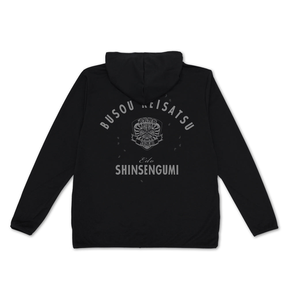 《銀魂》_L尺寸_真選組 薄款乾爽衛衣/黑色-