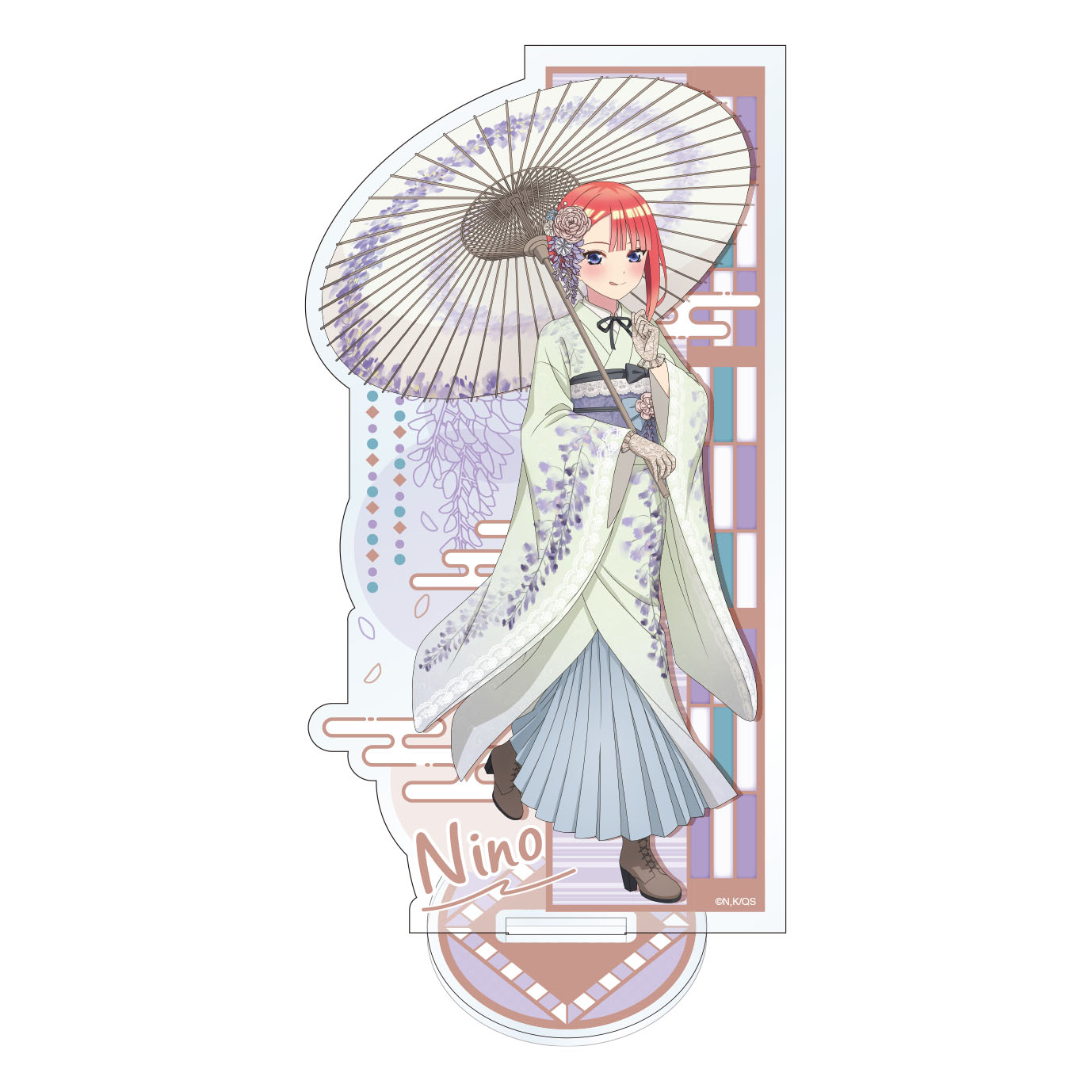 《五等分的新娘》∽_復古現代 2WAY亞克力備忘錄板 中野二乃