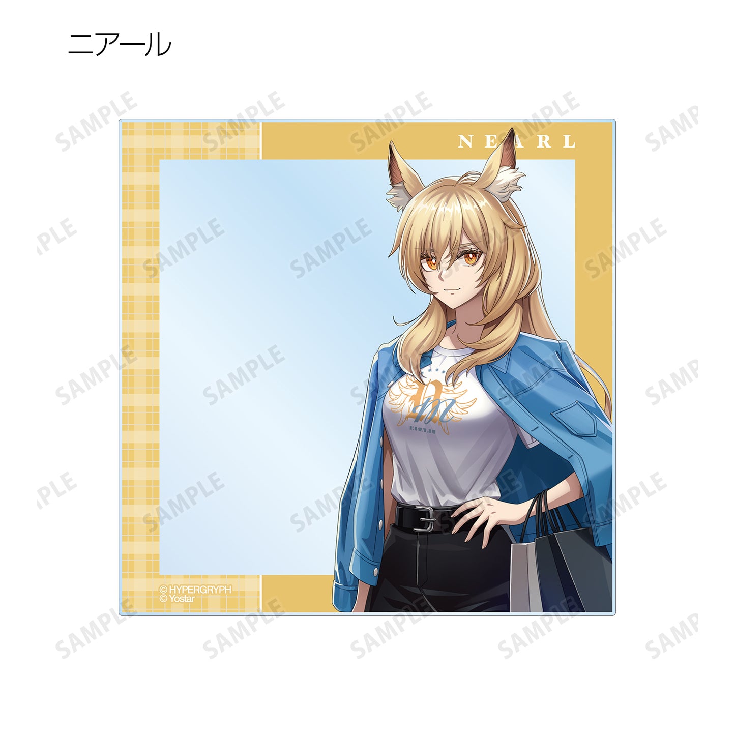 《明日方舟》描繪插圖 購物版 交易亞克力卡 ver.B單位/盒 【全套盒裝/6包裝】