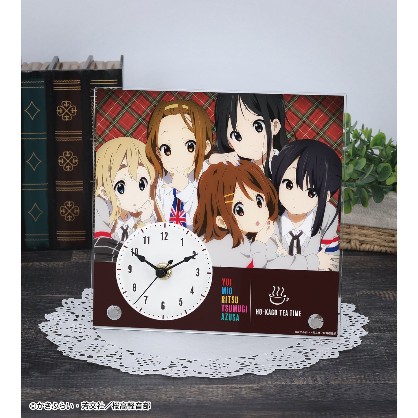 《輕音少女!》_集合 亞克力支架時鐘 ver.B
