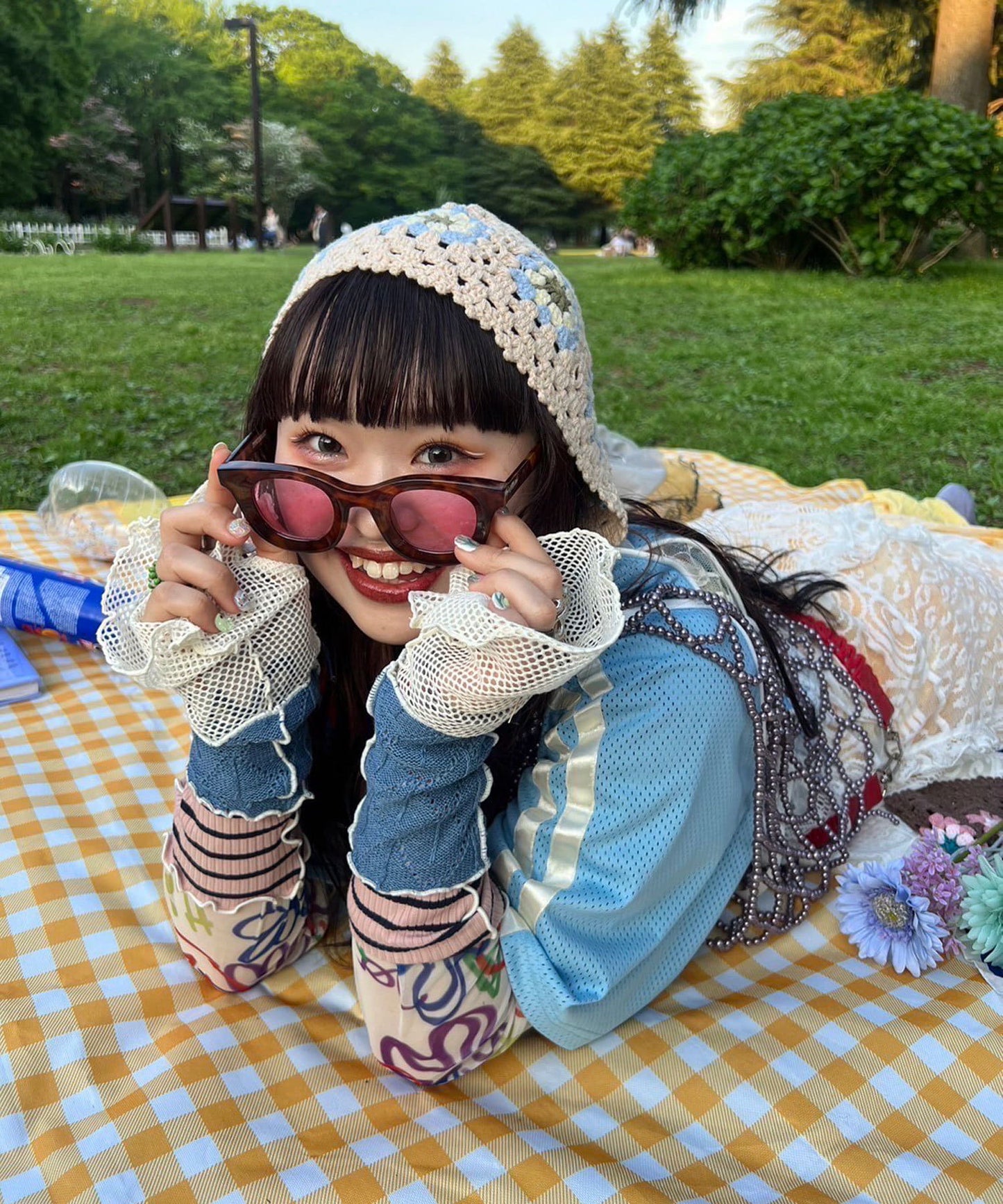 【Me+Me/我加我】花色配色無簷帽