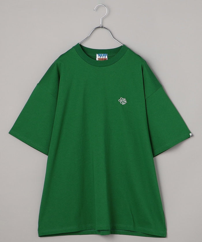 刺繡logo 圓領T恤
