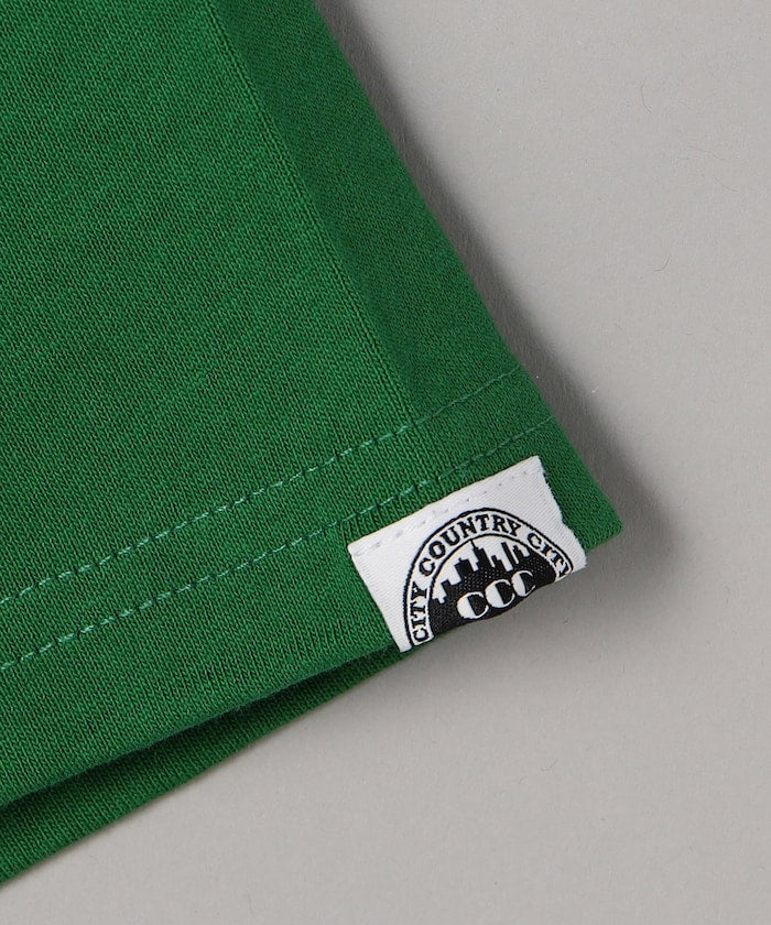 刺繡logo 圓領T恤