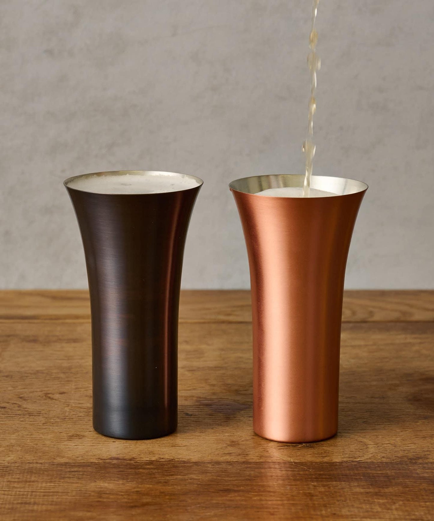 燕銅製啤酒杯2只裝 雙人套裝