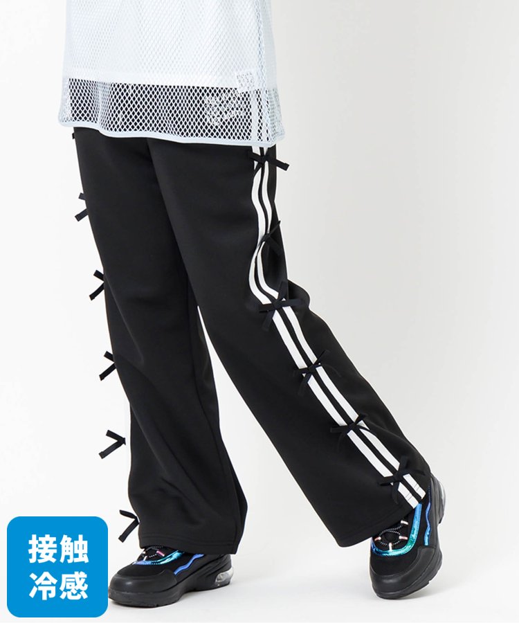 【ACTIVE】【冰感觸】【套裝】蝴蝶結直筒褲