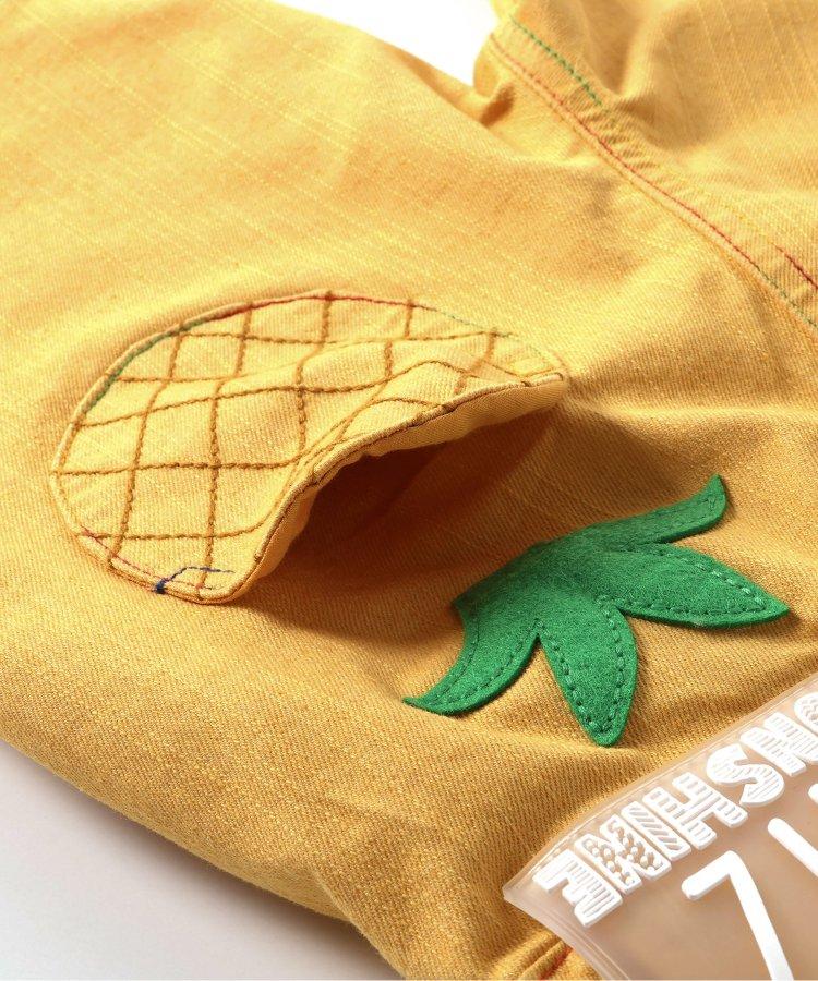 水果刺繡彈力褲 五分褲