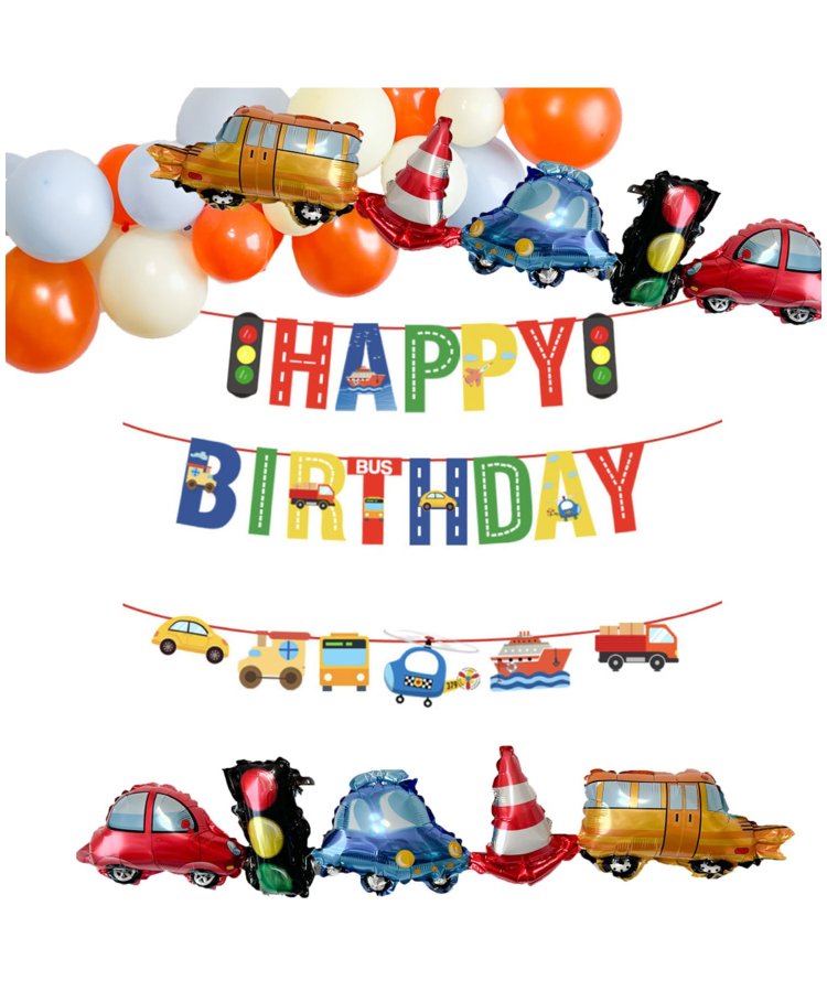 生日裝飾<城市汽車>