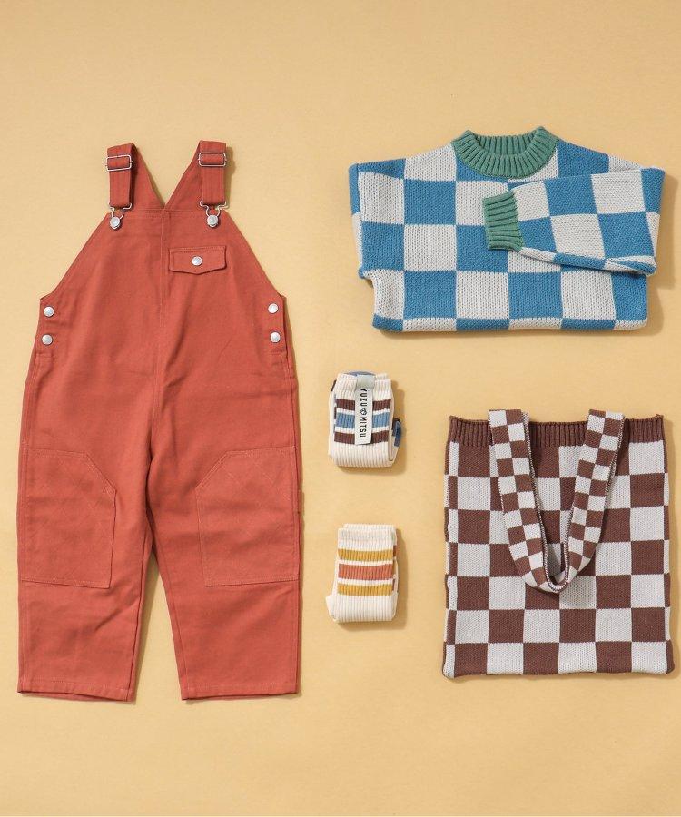 【連衣褲】 柚子蜜拼接連體褲