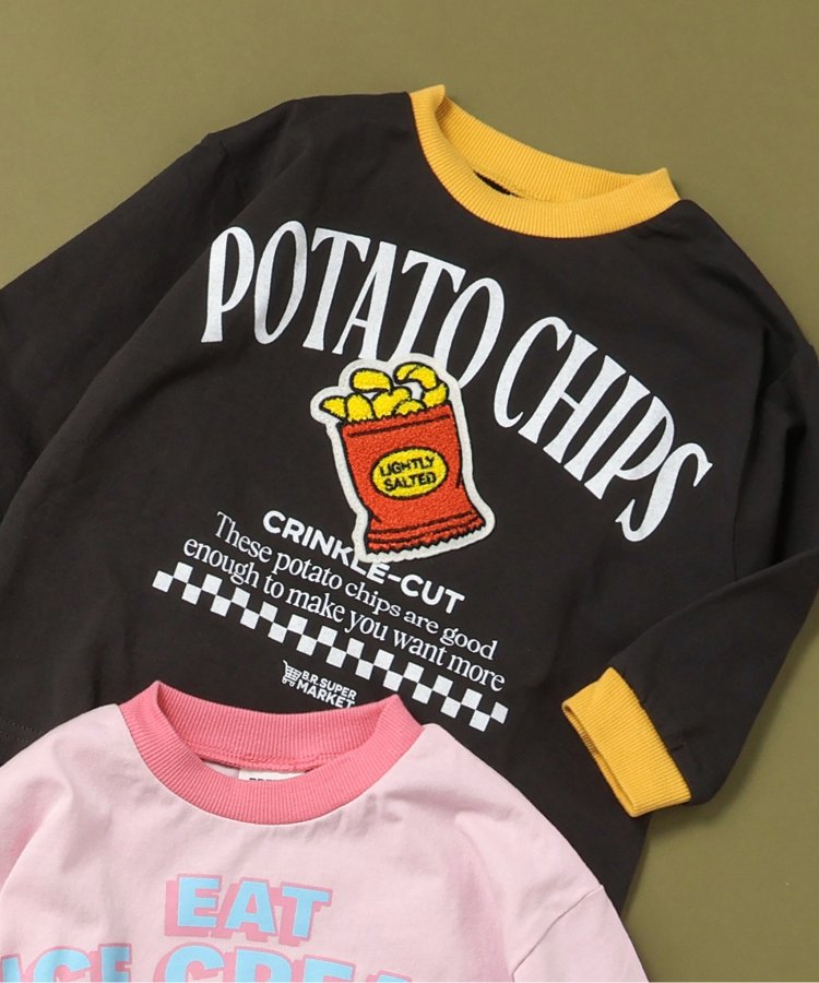 美式流行格子短袖T-shirt