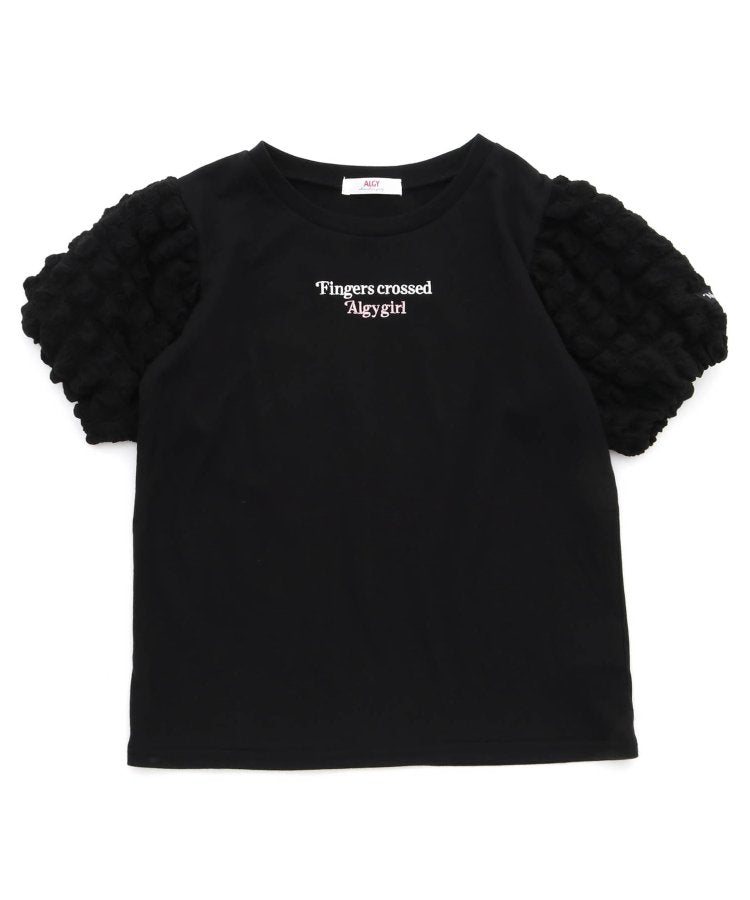 泡泡袖漸變短袖T-shirt